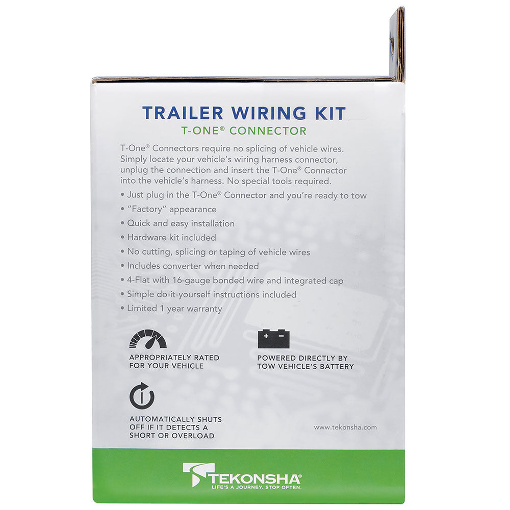Product of Tekonsha 118781 Vehicle End 4 Flat Trailer Wiring Connector 