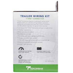Product of Tekonsha 118781 Vehicle End 4 Flat Trailer Wiring Connector 