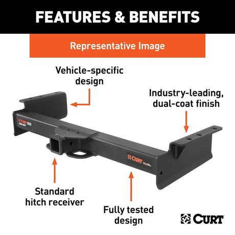 Curt 15402 Trailer Hitch Rear||15402_3008x1990_Fa.Jpg||86||c9315402||865718