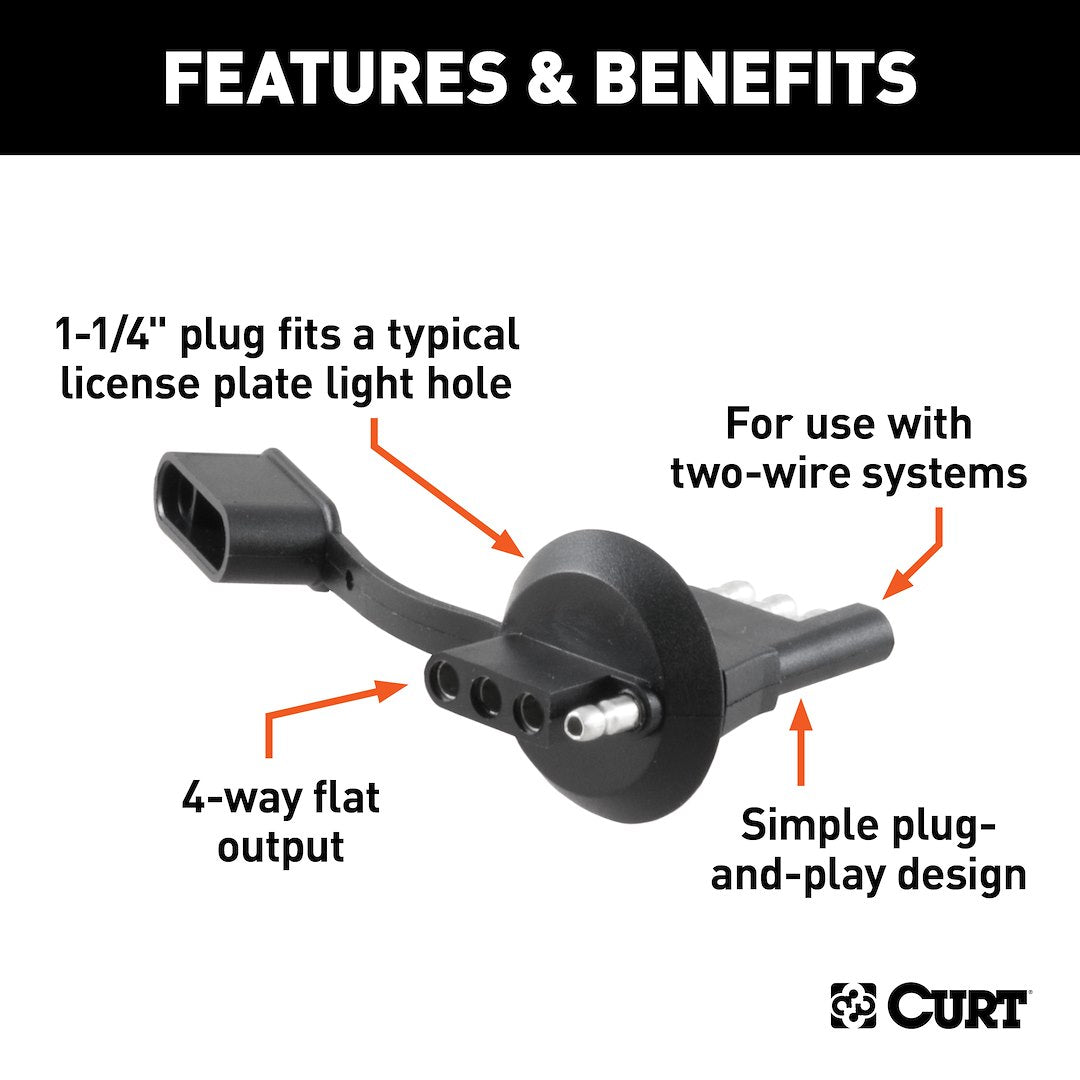 Curt 57404 Trailer Wiring Connector Adapter||57404_3008x1990_Fa.Jpg||87||c9357404||1402841