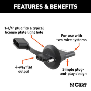 Curt 57404 Trailer Wiring Connector Adapter||57404_3008x1990_Fa.Jpg||87||c9357404||1402841
