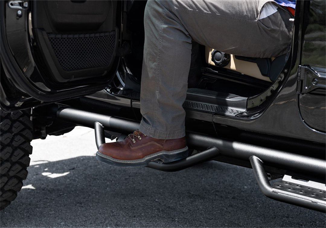 Product of N-Fab 321415622 RS Series Nerf Bar With Drop Down Steps 