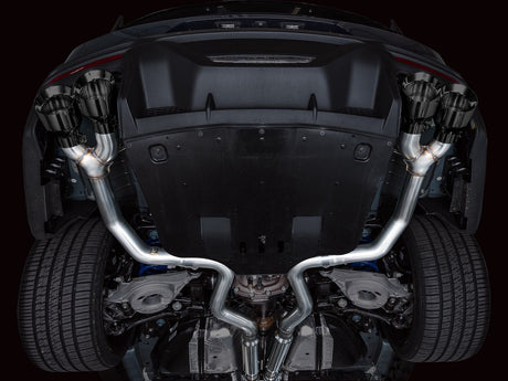 Product of AWE Tuning 3020-43375 Track Edition Cat-Back System Dual Exhaust System Kit 