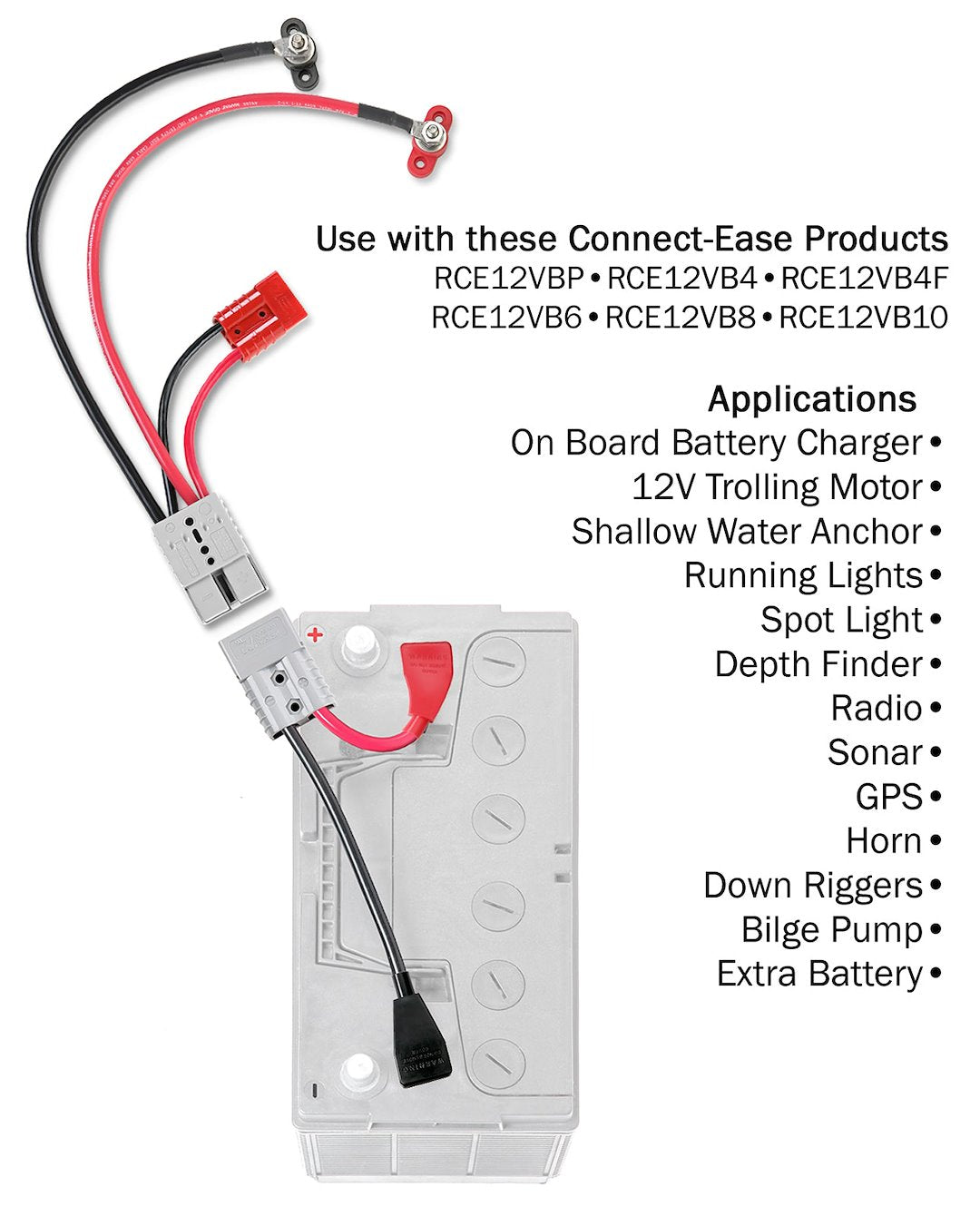 Connect-Ease Rce12vbm6ck Battery Connection Harness||rce12vbm6ck_1.Jpg||86||conce12vbm6ck||903449