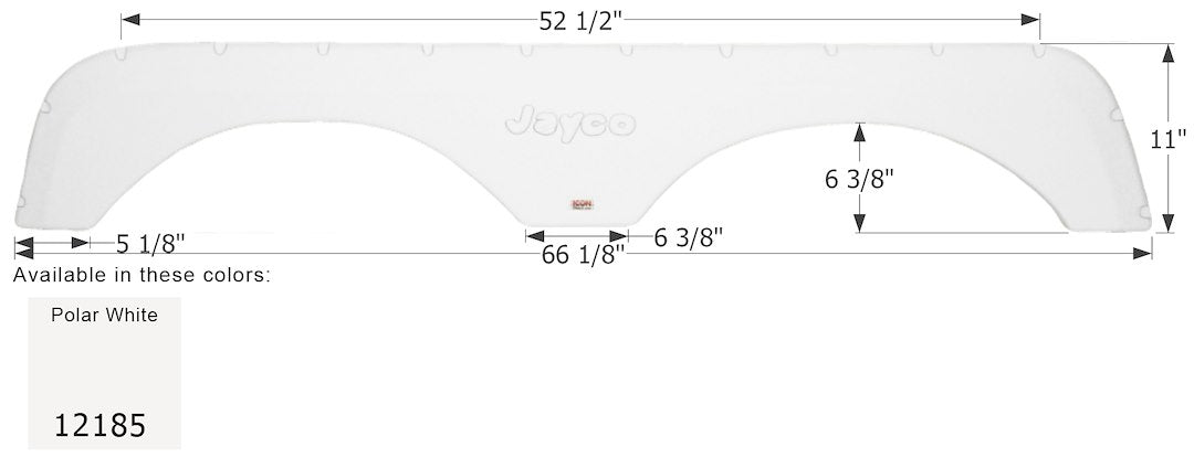 Product of Icon 12185 Fender Skirt