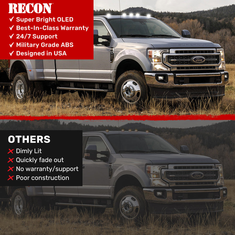 Recon Accessories 264343bkhpwh Roof Marker Light||264343bkhpwh_10.Jpg||95||r894343bkhpwh||1560792