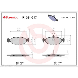 Brembo P36017 Brake Pad||p36017_Drw.Jpg||88||brmp36017||1753052