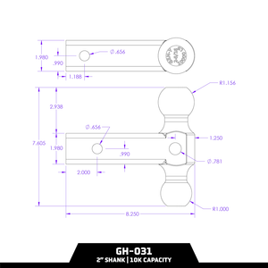 Gen-Y Hitch Gh-031 Trailer Hitch Ball Mount||gh-031-Spec.Png||87||gyhgh031||1772025