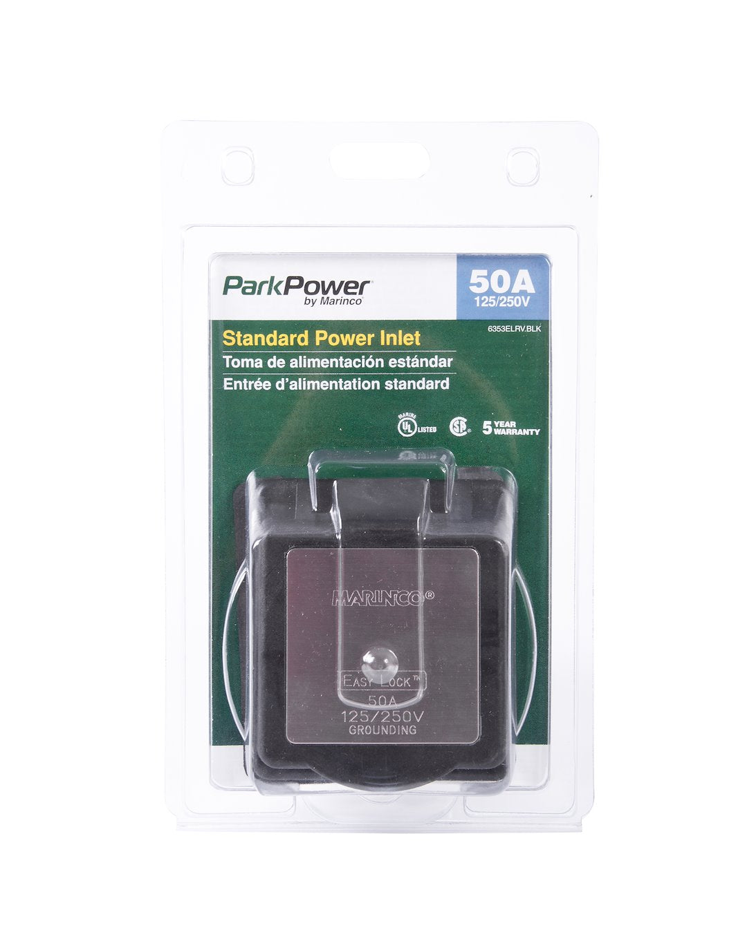 Product of Marinco 6353elrv.Blk Receptacle