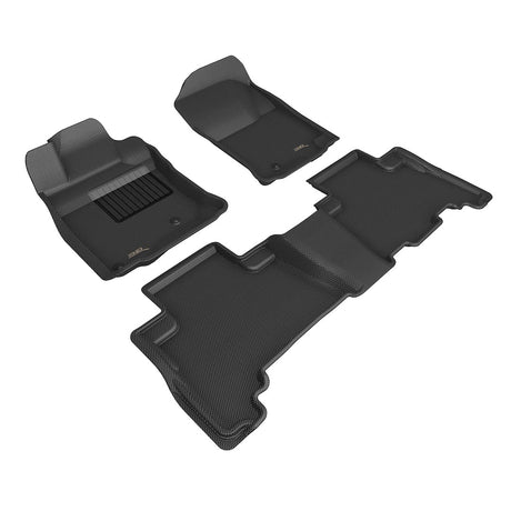 Product of 3D Mats KAGU L1TY28501509 Black Thermoplastic Rubber Of Carbon Fiber Texture Floor Liner 
