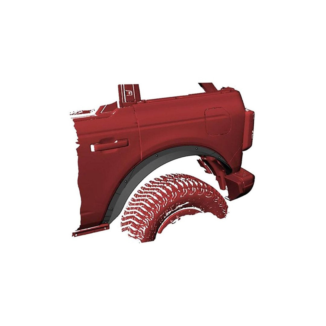 Product of Black Horse Offroad FF-FBR21  Fender Flare - 