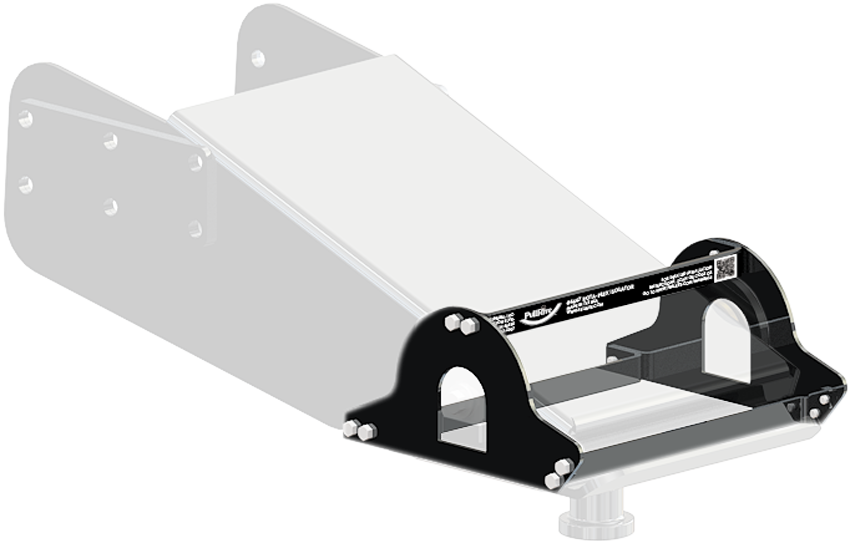 Product of Pullrite 4447 Fifth Wheel Trailer Hitch Pin Box Adapter