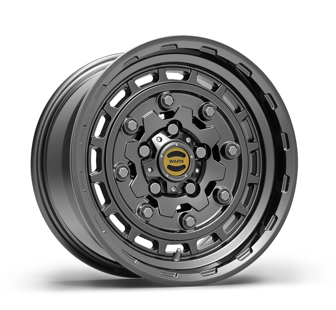 Product of Warn 17x8.5 Gun Metal Wheel - 5x5.00 Bolt Pattern 