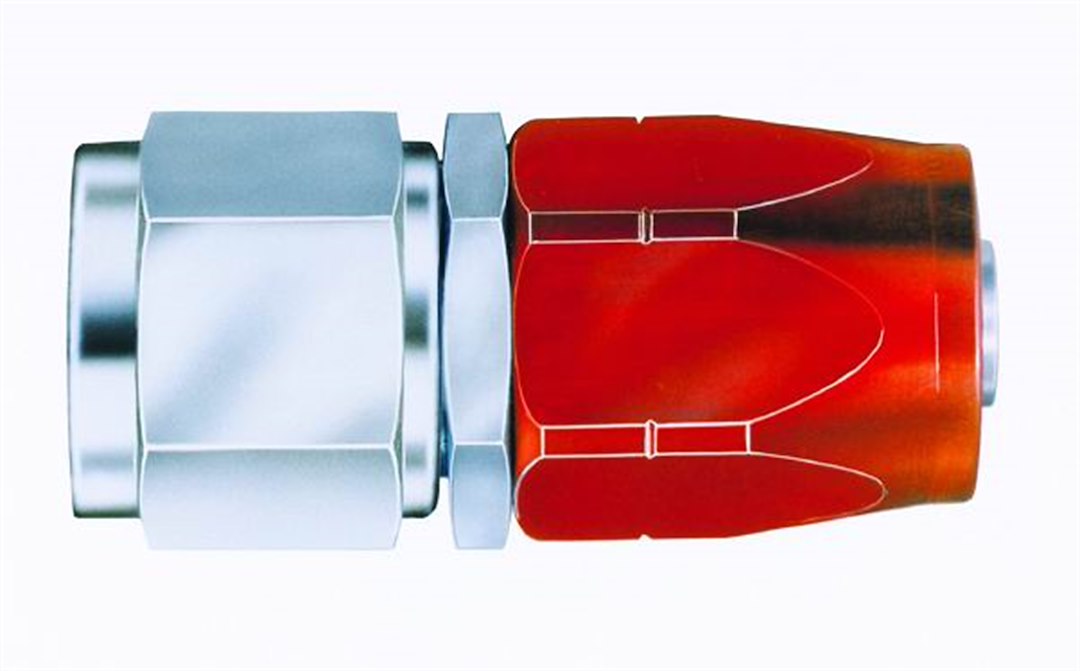 Product of Aeroquip FBM1011 Female Swivel 1/4 Inch (-4 AN) Red/ Silver 