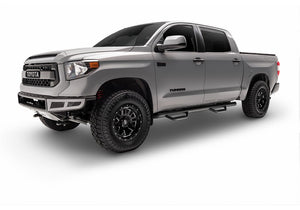 Product of N-Fab C1489CC-TX Black Matte Textured Powder Coated Round Nerf Bar - Truck Wheel To Wheel 