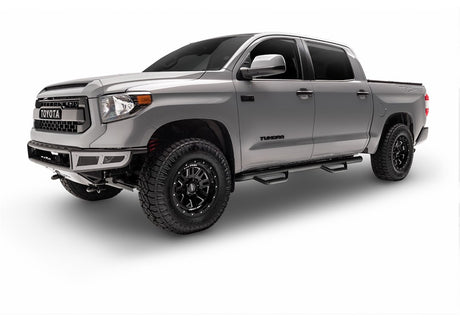 Product of N-Fab C1489CC-TX Black Matte Textured Powder Coated Round Nerf Bar - Truck Wheel To Wheel 