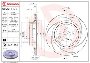 Brembo 09c18121c02 Brake Rotor||09c18121c02_4.Jpg||89||brm09c18121||1684272