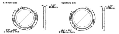 Product of J.W. Speaker 8200461 Headlight Retaining Ring