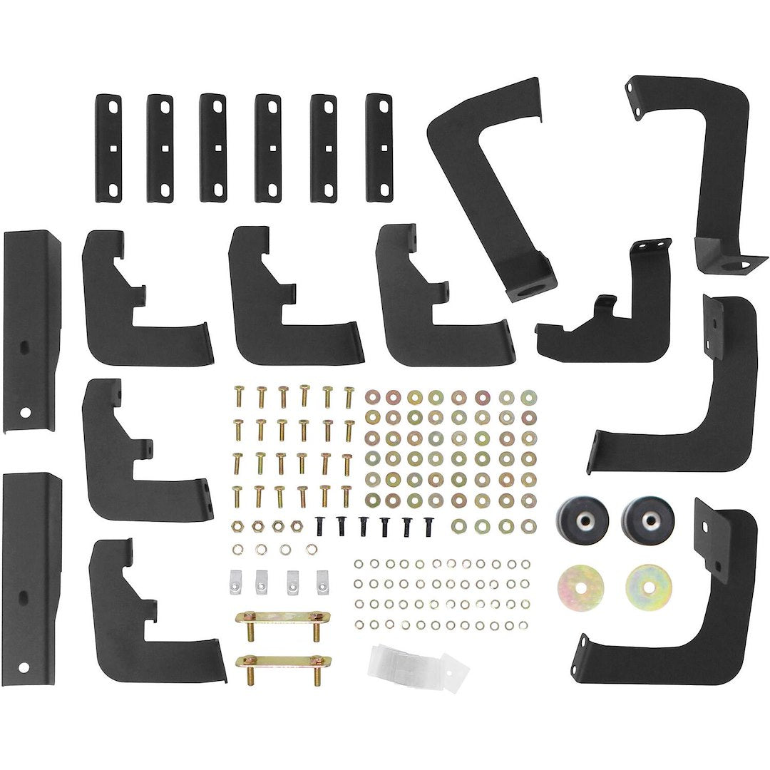 Product of Westin Automotive 56-534025 Black Powder Coated Square Nerf Bar - Truck Wheel To Wheel 
