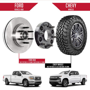 Coyote Wheel Accessories 6135-6550h-C Wheel Adapter||6135-6550h-C_F2c.Jpg||86||rev61356550hc||976849