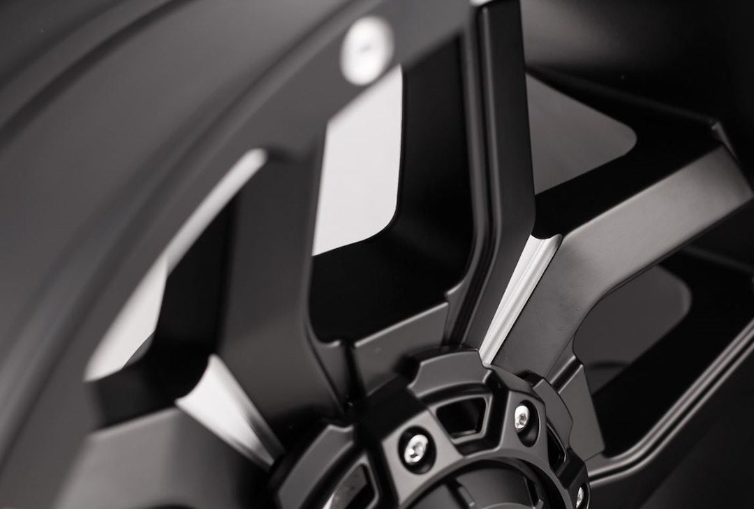 Product of Grid Wheels 18x9 Black With Natural Accents Wheel - Not Applicable Bolt Pattern 