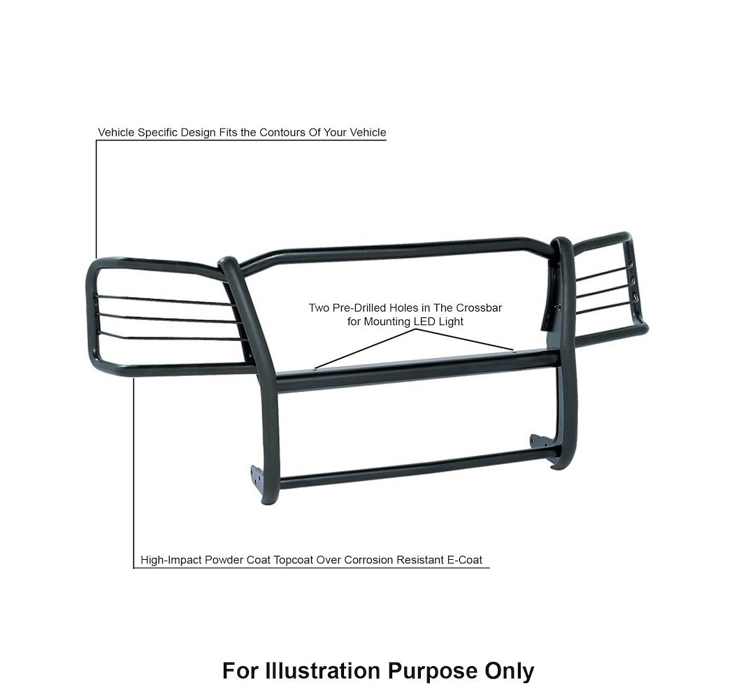 Product of Black Horse Offroad 17GV02MA Grille Guard Modular Black Powder Coated 