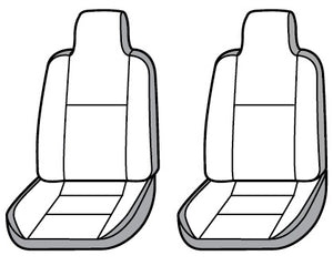 Product of Covercraft SS2388PCCH SeatSaver® Charcoal Black Polycotton Seat Cover 