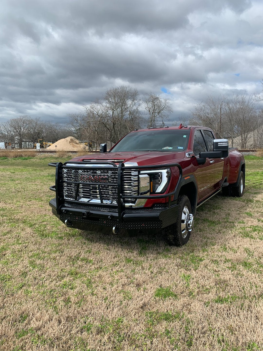 Product of Tough Country Products TFR2524G Traditional Steel Gloss Powder Coated Bumper 