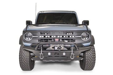 Product of Fab Fours FB21-B5252-1 Stubby Steel Powder Coated Bumper 