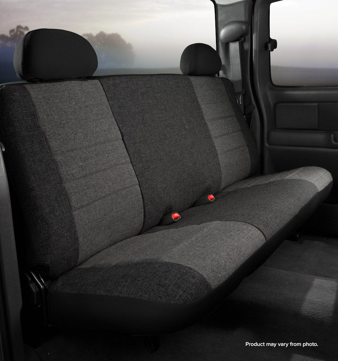 Product of Fia OE32-58 CHARC Oe™ Charcoal Center/ Black Sides Tweed Seat Cover 