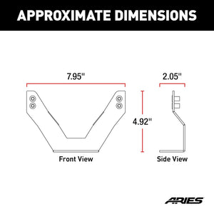 Product of Aries 35-0000 License Plate Bracket