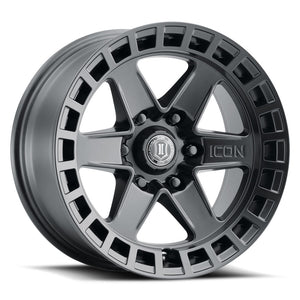 Product of Icon Vehicle Dynamics 17x8.5 Black Wheel - 6x5.31 Bolt Pattern 