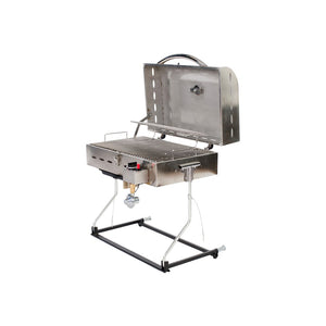 Faulkner 52302 Barbeque Grill||flk_52302_Grill_Deluxe_Stainless_Standing_Facing Left_Open.Jpg||88||flk52302||852873