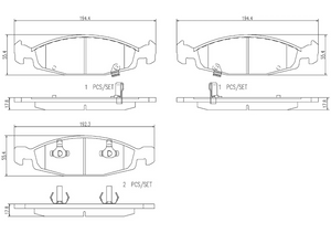 Brembo P37005n Brake Pad||p37005n_1.Png||86||brmp37005n||2104609