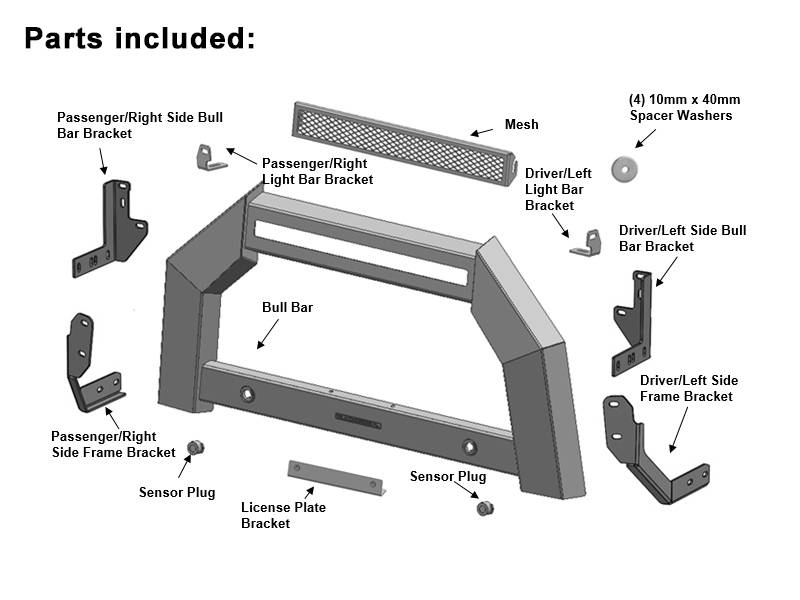 Black Horse Offroad Ab-To54-Nl Bull Bar||ab-To54-Nl_3.Jpg||87||blkabto54nl||1647813