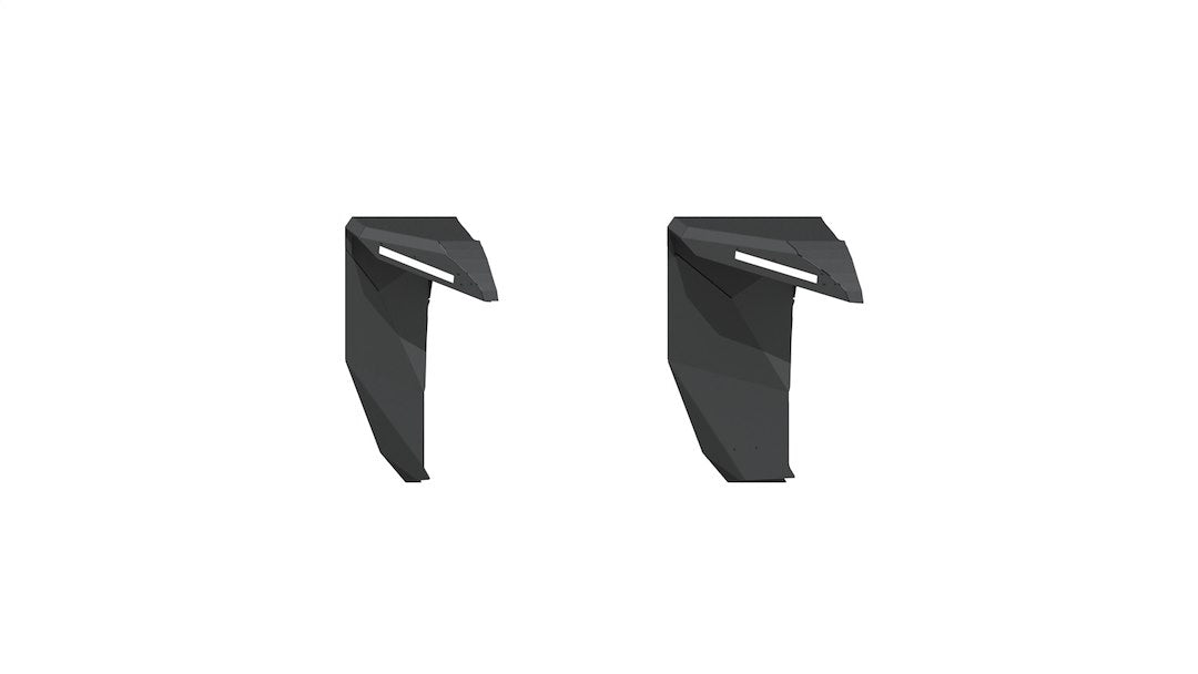 Product of Road Armor 518AFFWB Non-Exposed Fasteners Black Fender Flare - 