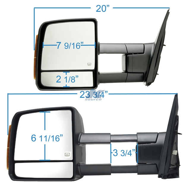 K-Source 70103-04t Exterior Towing Mirror||70103-04t_1.Jpg||86||k817010304t||1289962