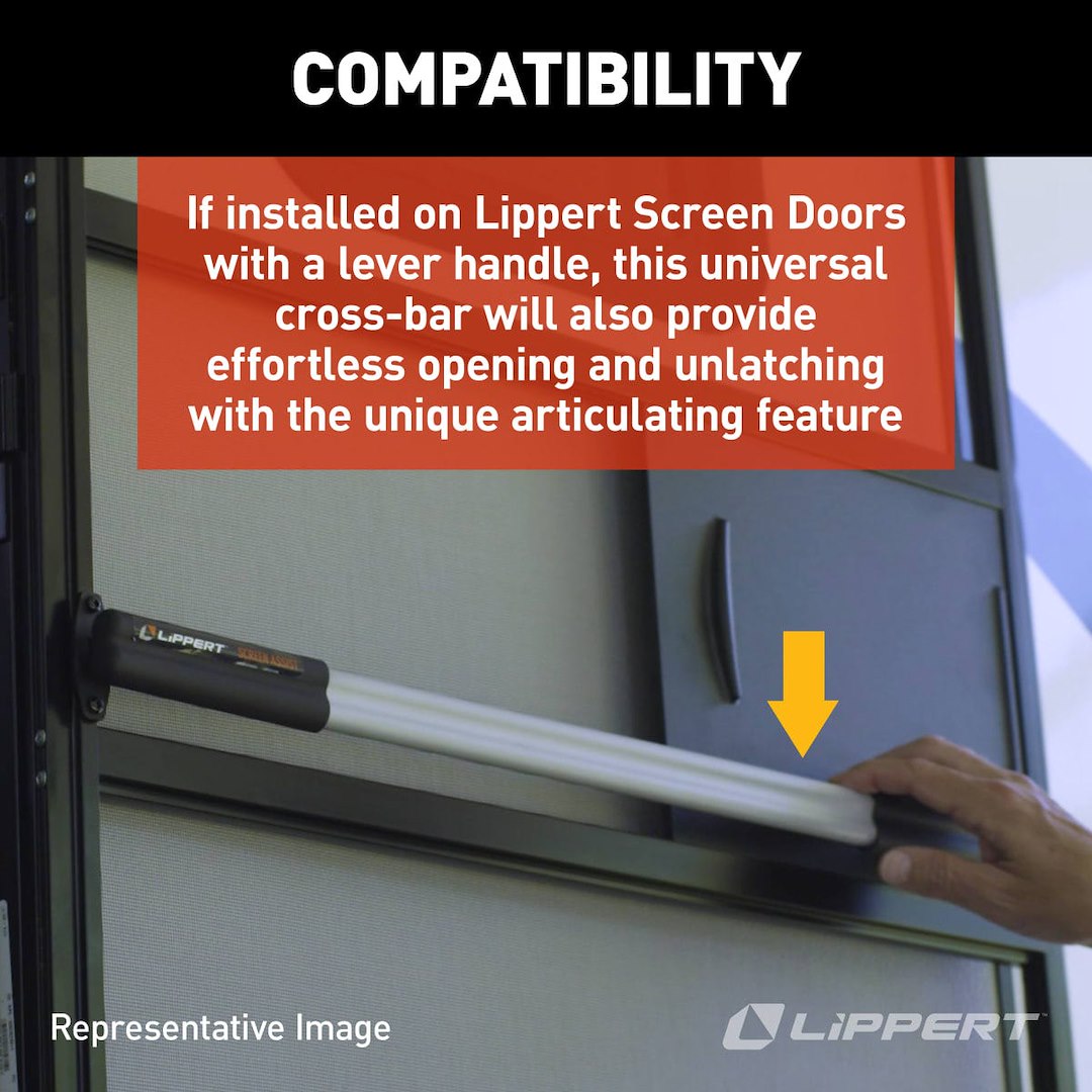 Lippert Components 2021000090 Screen Door Push Bar||2021000090_4.Jpg||89||m6v2021000090||847516