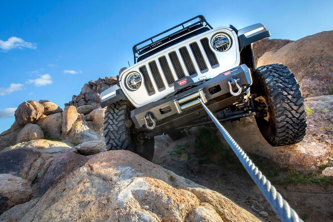Product of Warn 101325 Elite Series Steel Powder Coated Bumper 