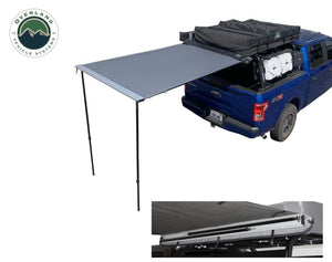 Product of Overland Vehicle Systems 18039909 SUV/Pickup Overlanding Manual Awning , Black Solid 