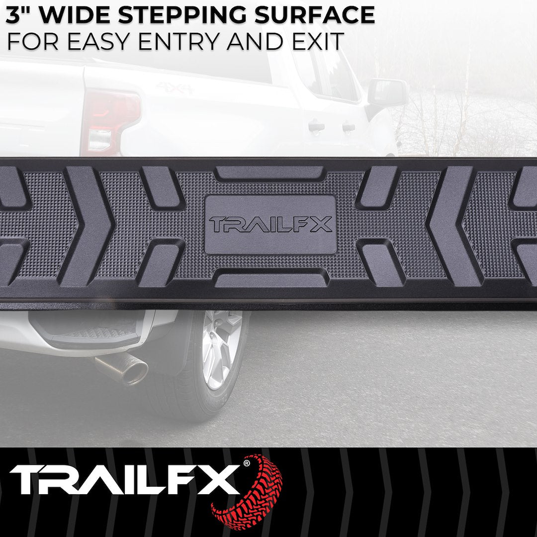 Product of TrailFX AL4016B TrailFX A4 Series Nerf Bar With Surface Steps 
