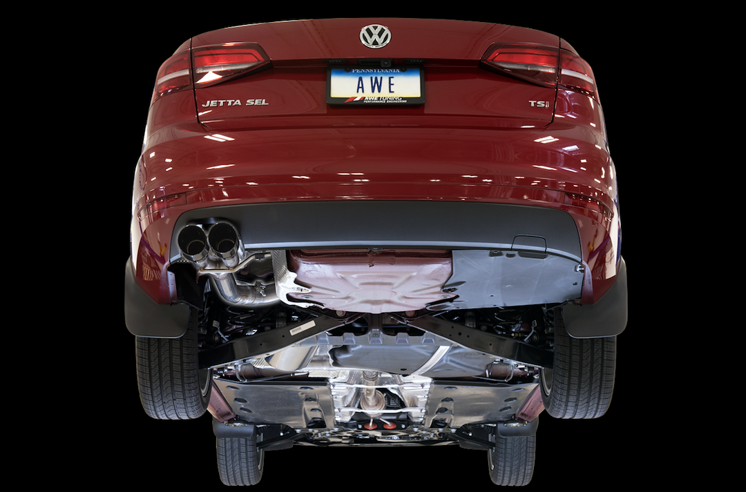 Product of AWE Tuning 3020-23028 Track Edition Cat-Back System Dual Exhaust System Kit 