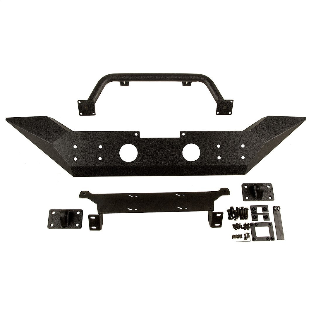 Product of Rugged Ridge 11548.01 SPARTAN™ Steel Powder Coated Bumper 