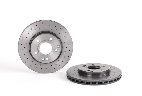Product of Brembo 0984111XC02 Xtra Vented Cross Drilled 1 Piece Brake Rotor 