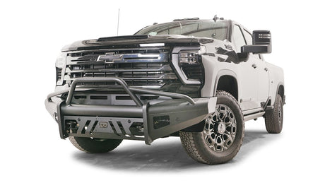 Product of Fab Fours CH24-Q6162-1 Black Steel Elite Steel Matte Powder Coated Bumper 