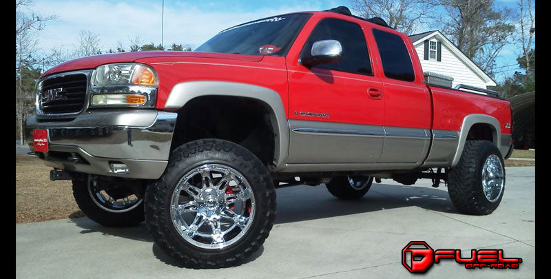 Product of Fuel Off Road 18x9 Silver Wheel - 5x5.50 Bolt Pattern 