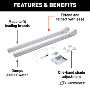 Product of Lippert Components 2023052357 Awning Arm 