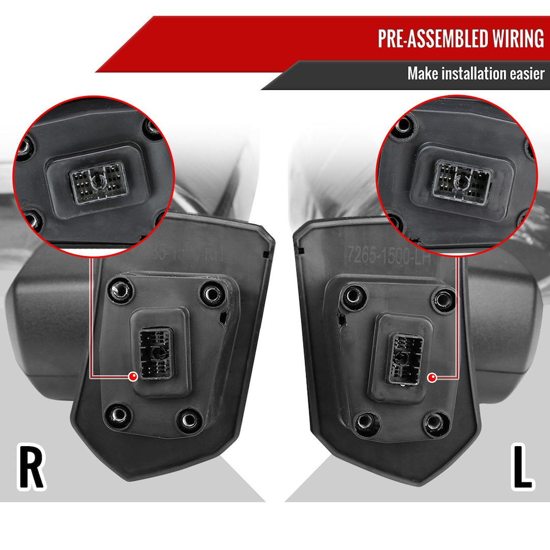Product of Spec-D Tuning Rmx-Siv1915g3ghp-Fs Exterior Towing Mirror