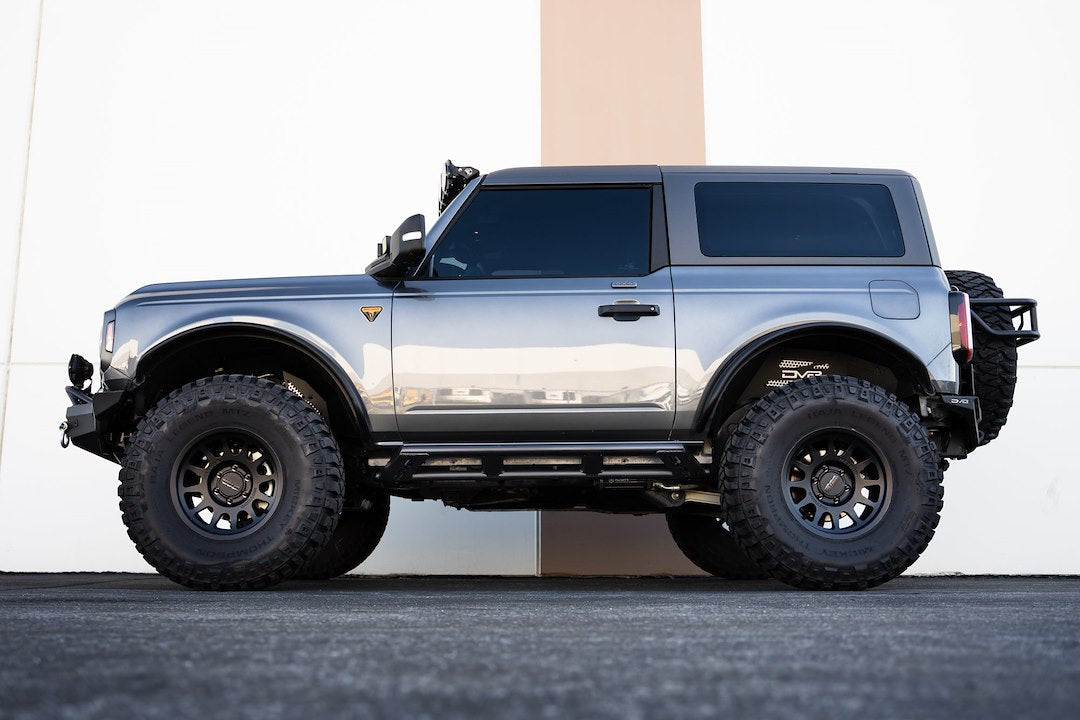 Product of DV8 Offroad SRBR-04 Rock Sliders Nerf Bar With Surface Steps 