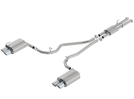 Product of Borla 140821 ATAK ® Series Cat Back System Dual Exhaust System Kit 